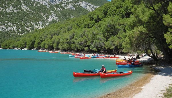 Base nautique verdon : louez canoës et kayaks facilement !